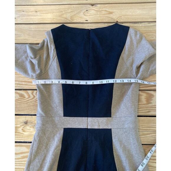 Trina Turk Colorblocked Short Sleeve Dress Size Medium Women’s Brown Black - Picture 7 of 7